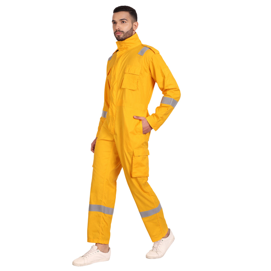 Treated Flame Retardant Coverall