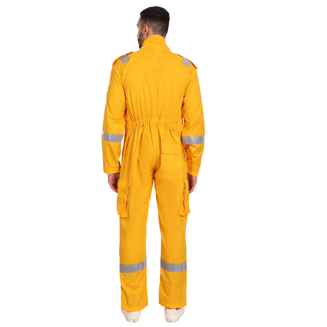 Treated Flame Retardant Coverall