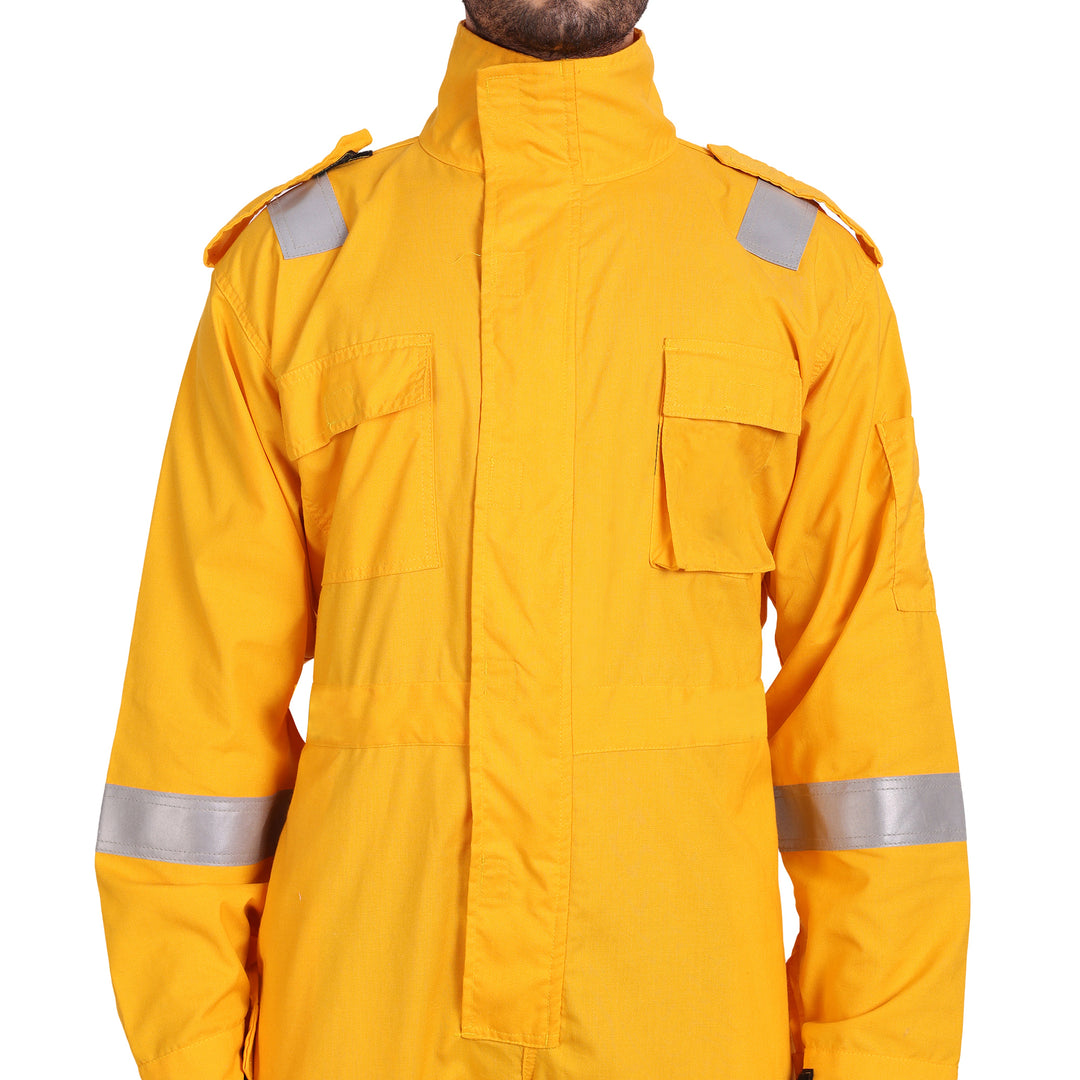 Treated Flame Retardant Coverall