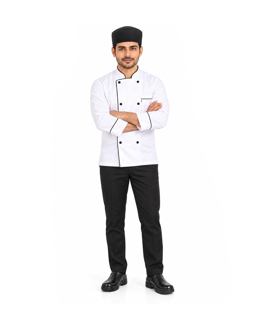 Mesh Chef Cap #color_black
