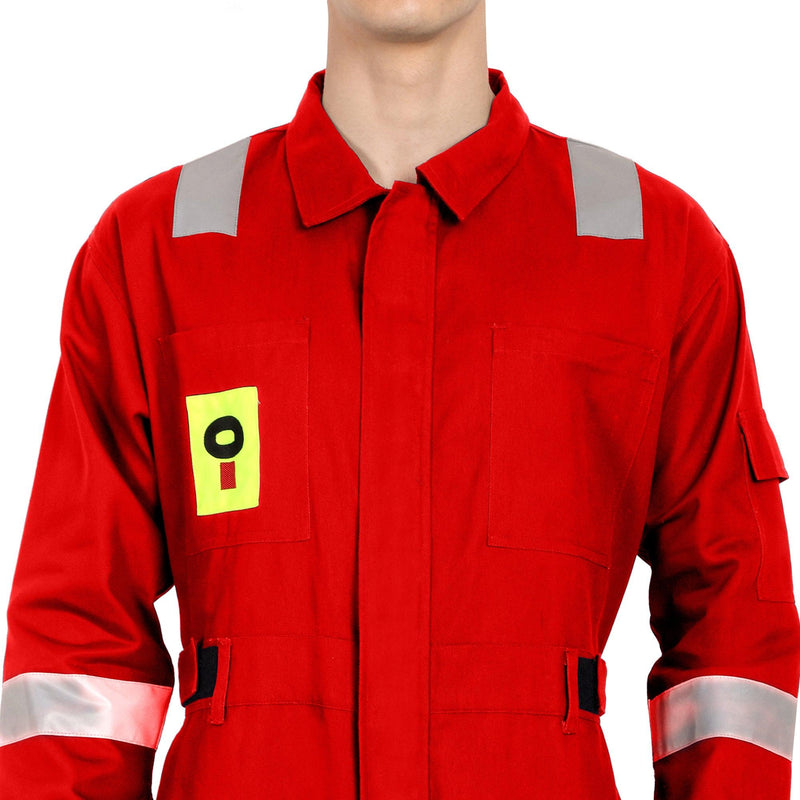 OIL India Uniform Coverall Full Sleeves - Red - uniformer