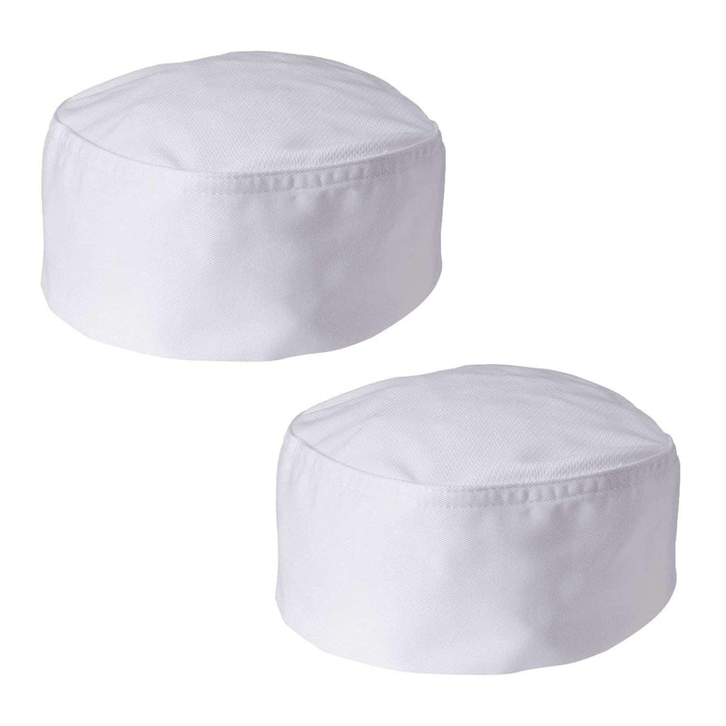 Chef Caps White – Pack Of 2 - uniformer