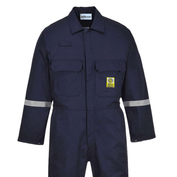 BPCL Uniform Inherent FR Coverall - Navy Blue - uniformer