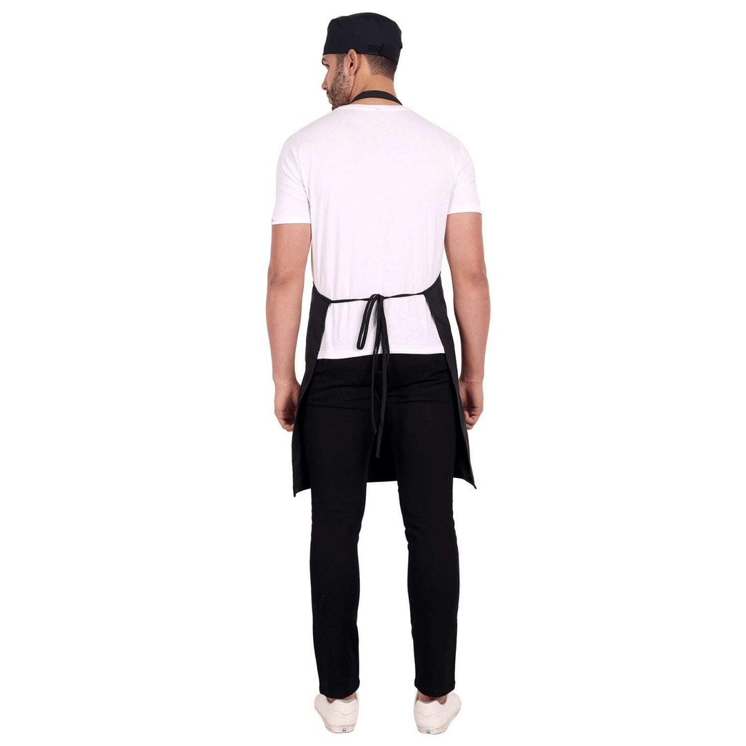 Black Chef Apron and Cap - uniformer