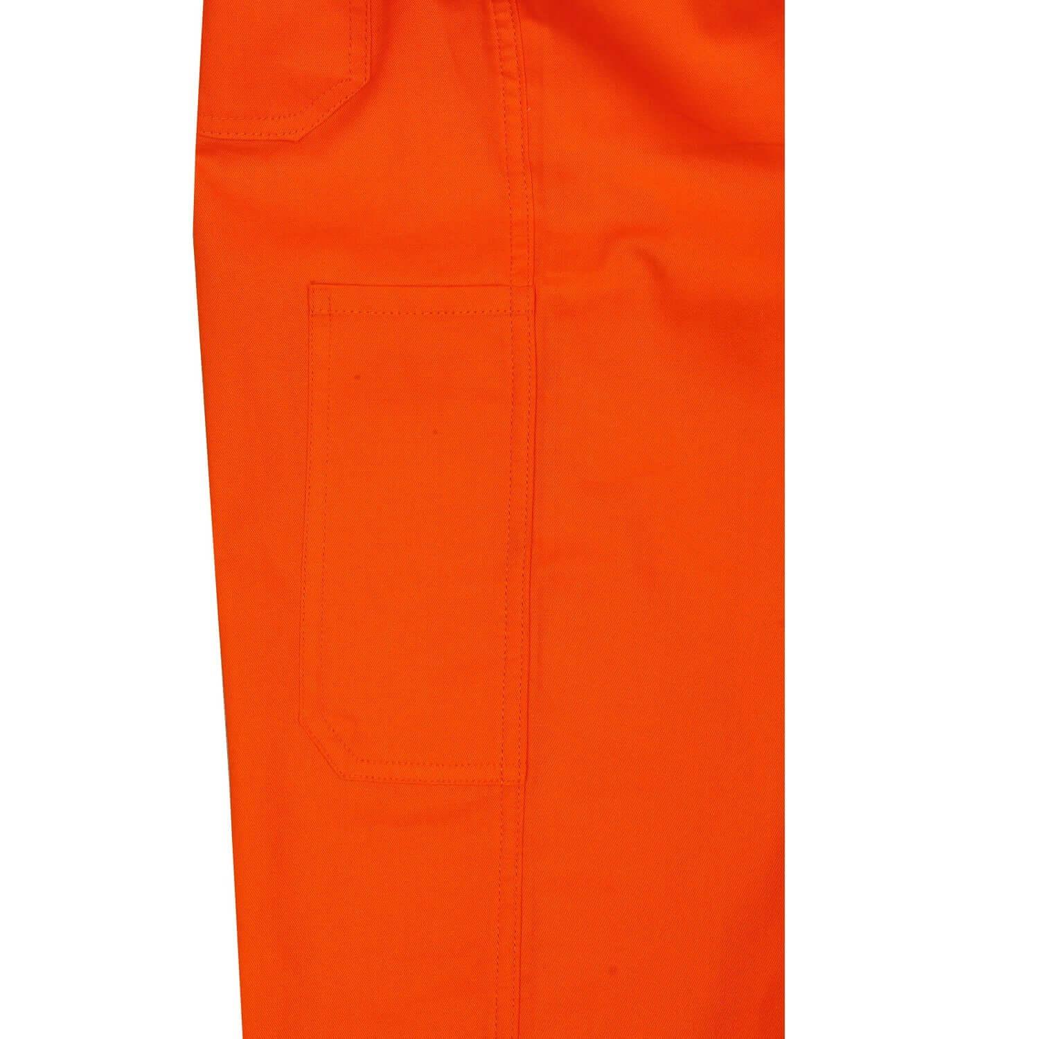 CL01OT12 Leo Workwear  Leo Workwear CL01O Orange HiVis Stain  Resistant Waterproof Hi Vis Trousers 74  82cm Waist Size  2604287  RS  Components