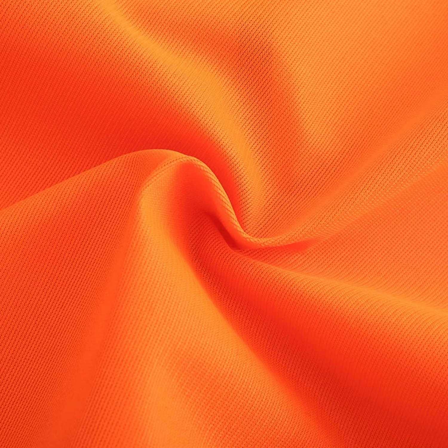 Buy Orange Safety Reflective Jackets with Velcro Closure Online – Robustt