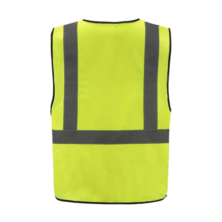 Pack Of 5 Reflective Safety Jacket - Yellow