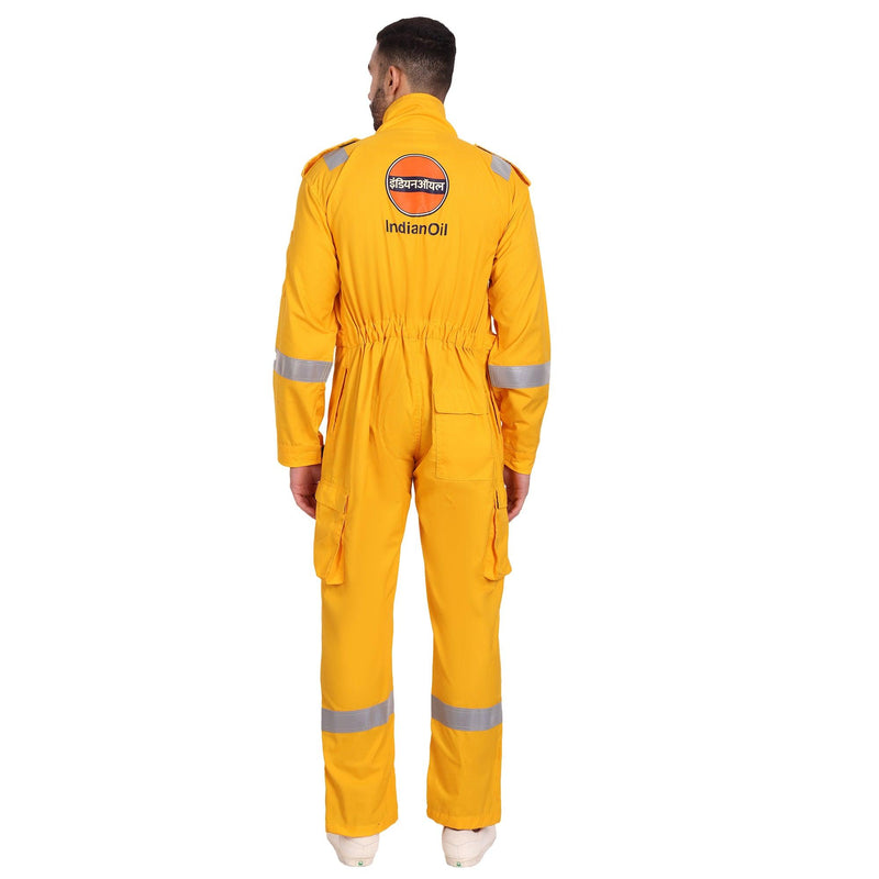IOCL Uniform Inherent FR Coverall - Yellow - uniformer