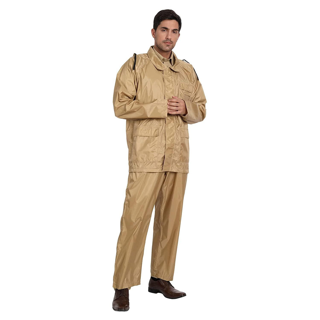 Police Rain Suit - Khaki - uniformer