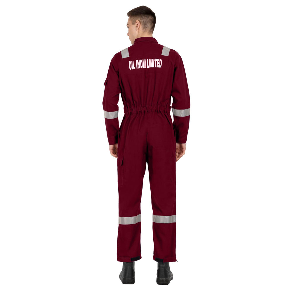 OIL India Uniform Coverall Full Sleeves - Maroon - uniformer