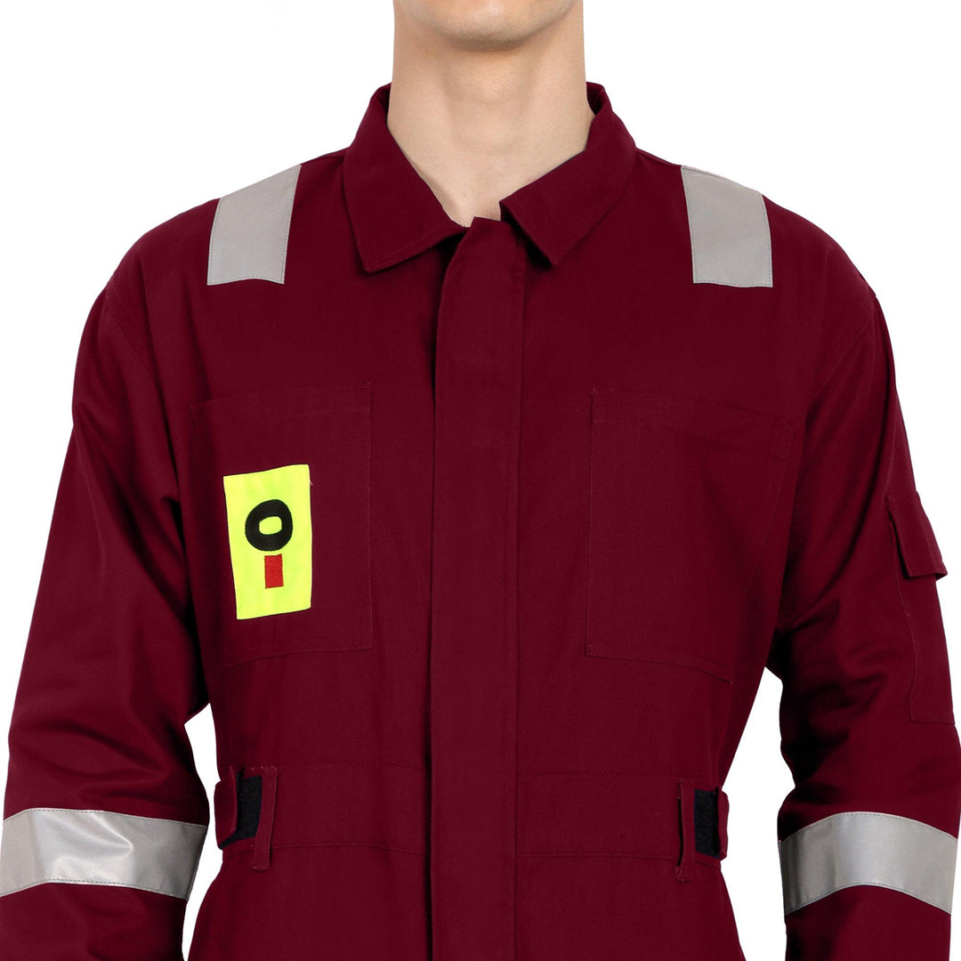 OIL India Uniform Coverall Full Sleeves - Maroon - uniformer