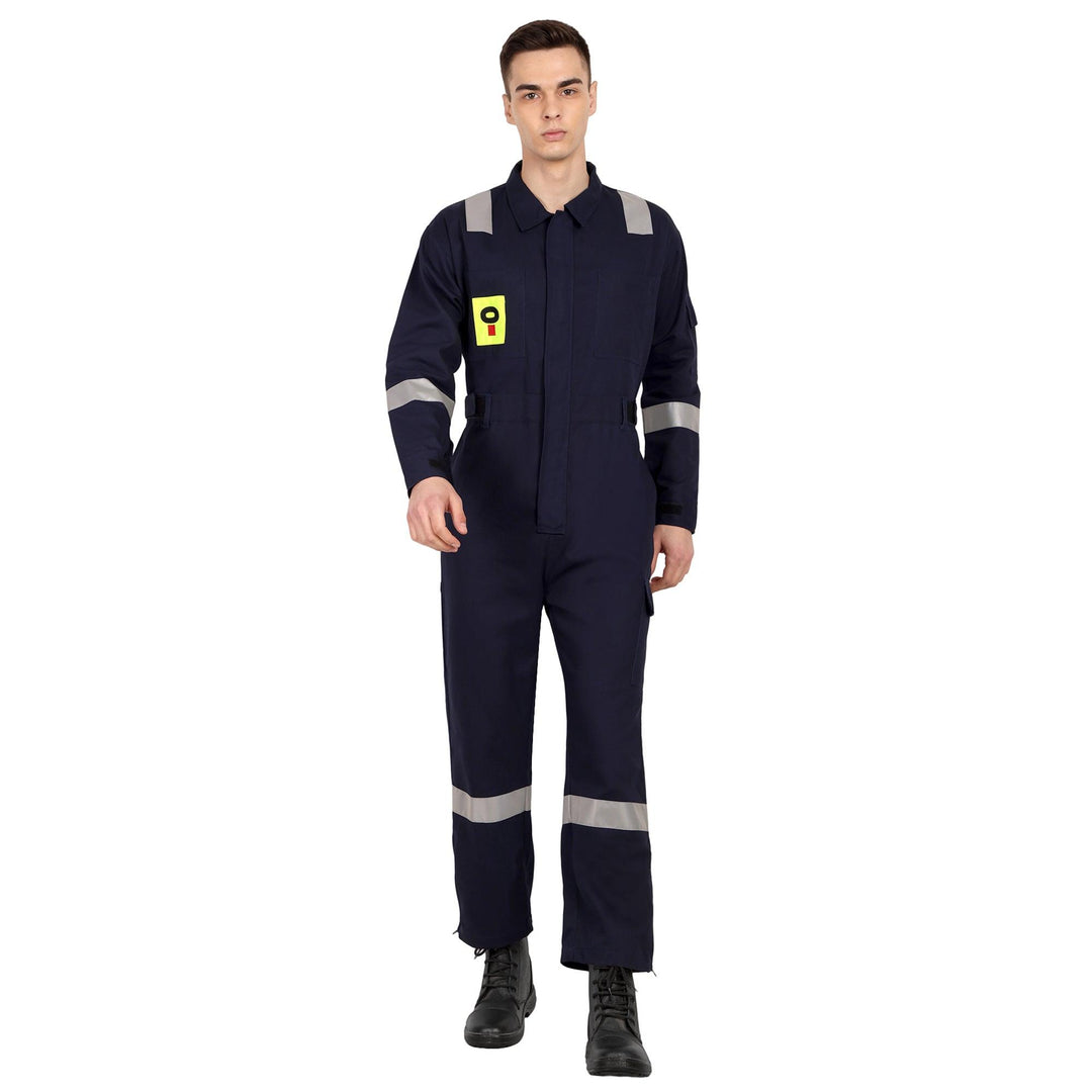 OIL India Uniform Coverall Full Sleeves - Navy Blue - uniformer