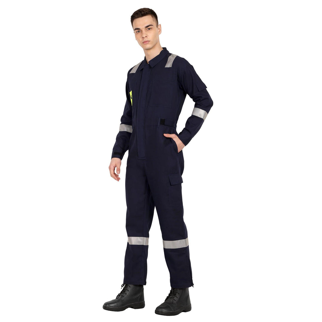 OIL India Uniform Coverall Full Sleeves - Navy Blue - uniformer