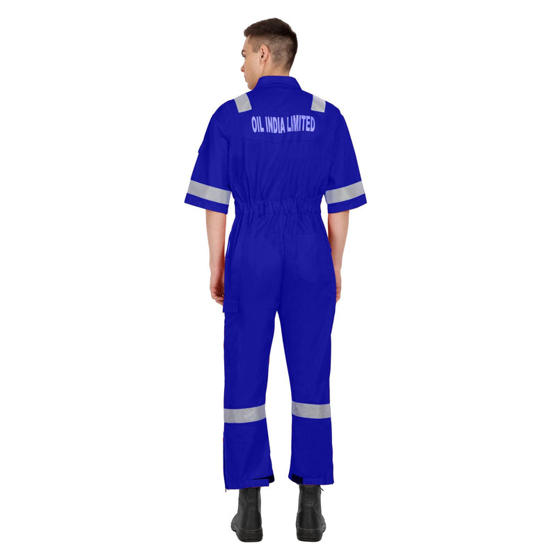 OIL India Uniform Coverall Half Sleeves - Korn Blue - uniformer
