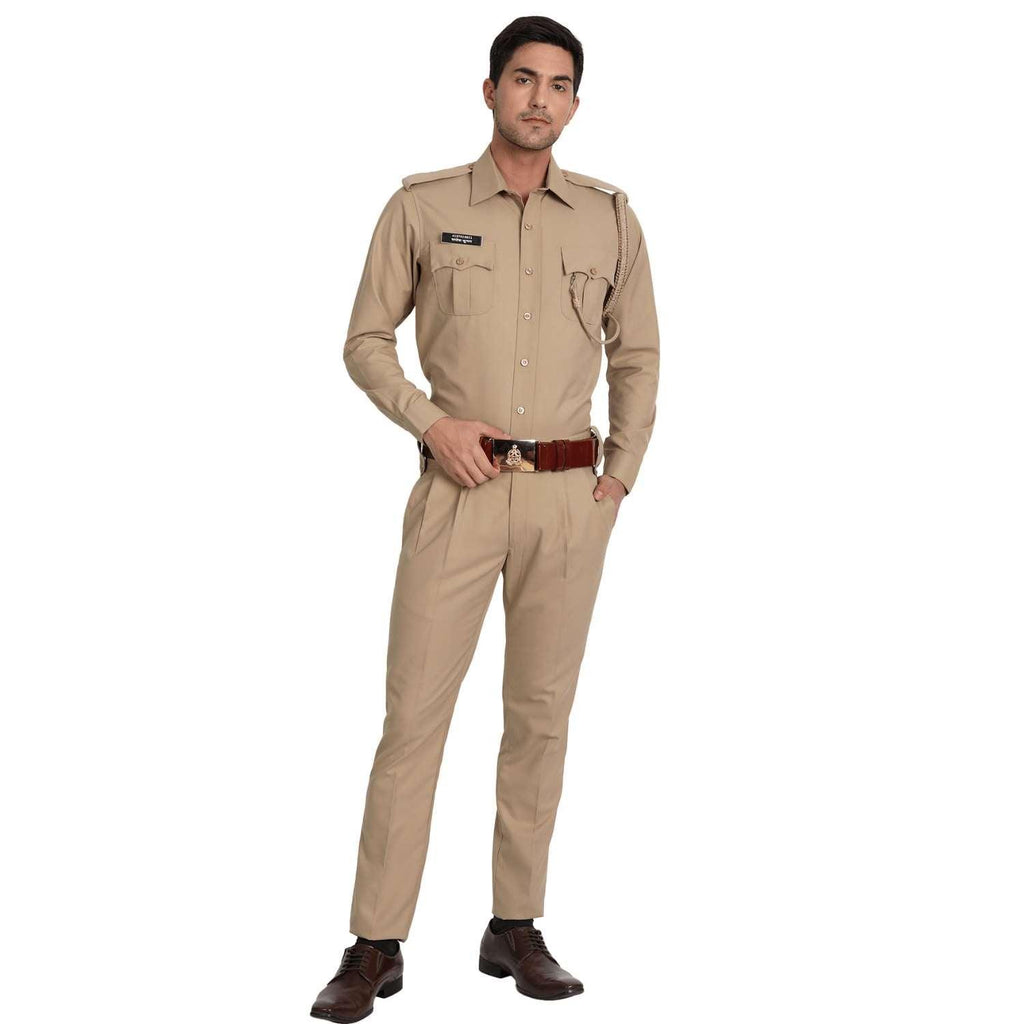 Person in brown uniform illustration, Sub-inspector Madhya Pradesh Police  Police officer, Police transparent background PNG clipart | HiClipart
