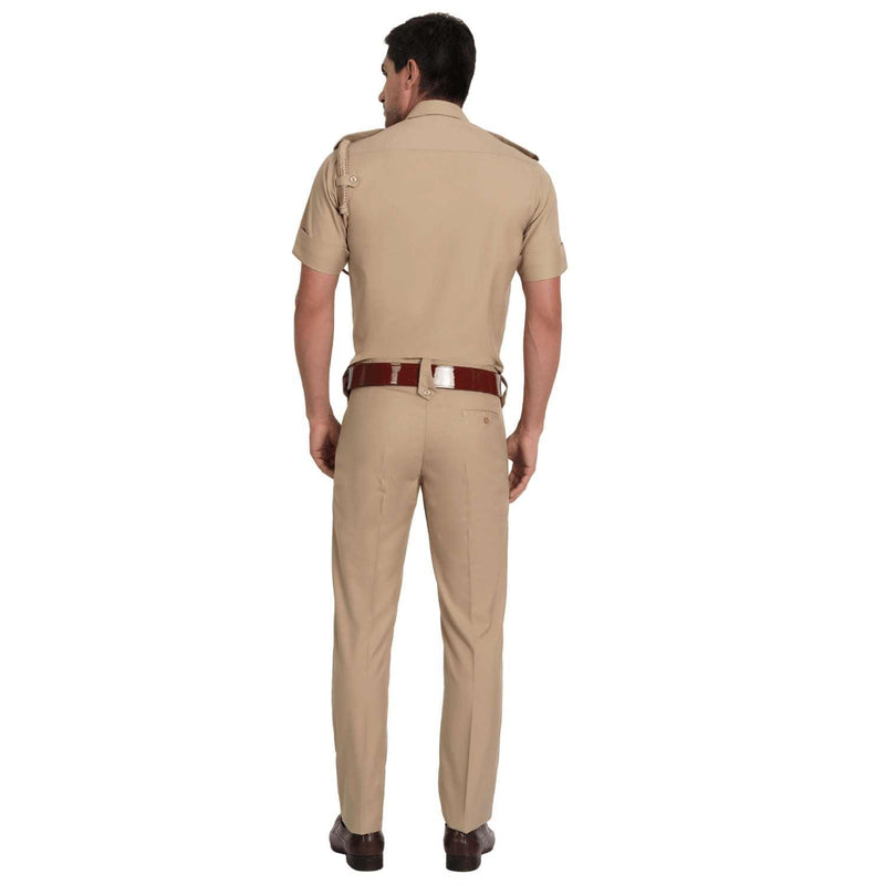Police Uniform Half Shirt And Pants - uniformer