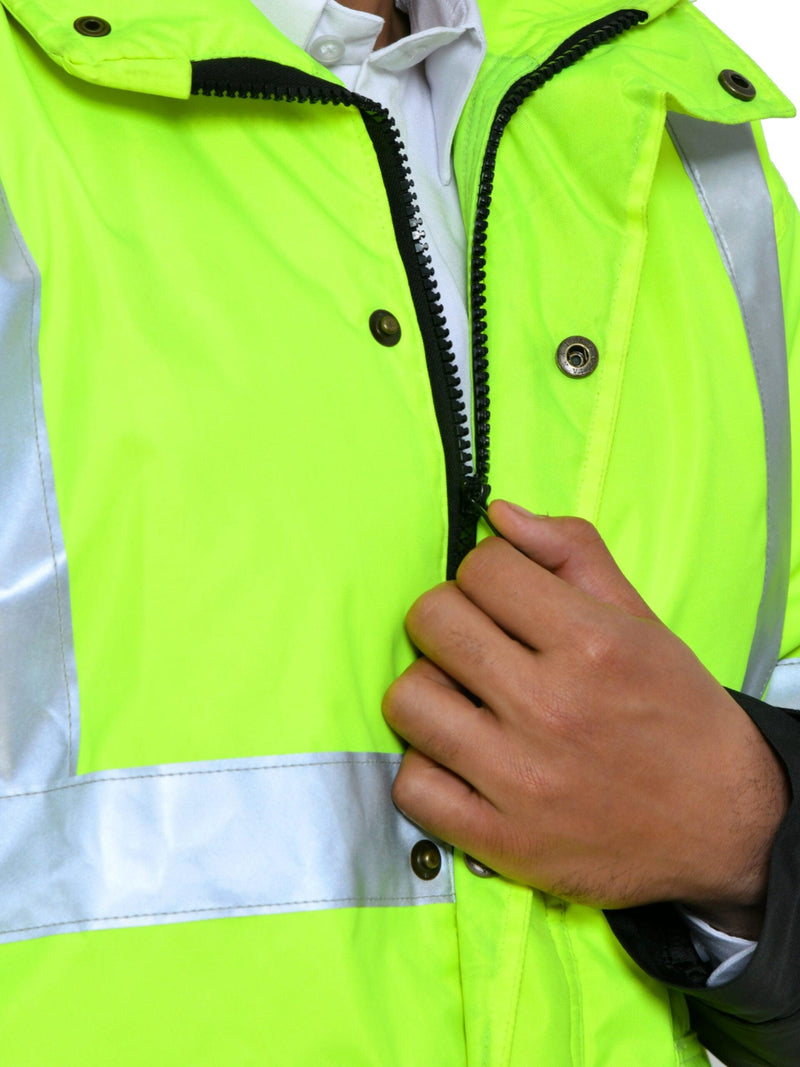 High Visibility Jacket - Yellow & Black - uniformer