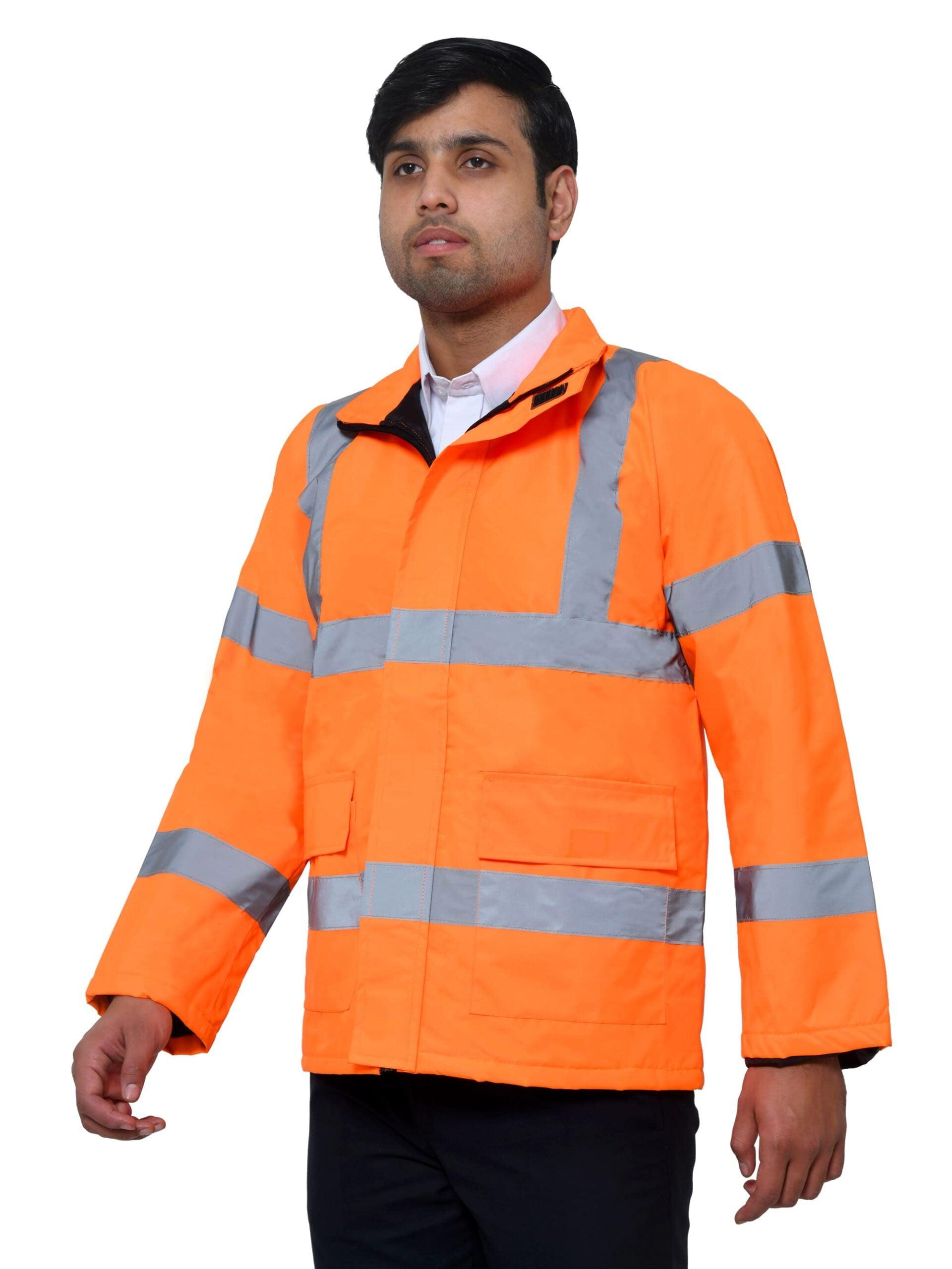 Hi vis hot sale jacket orange