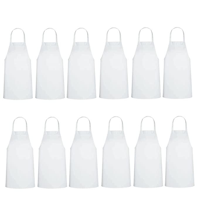 White Aprons - Pack of 12 - uniformer